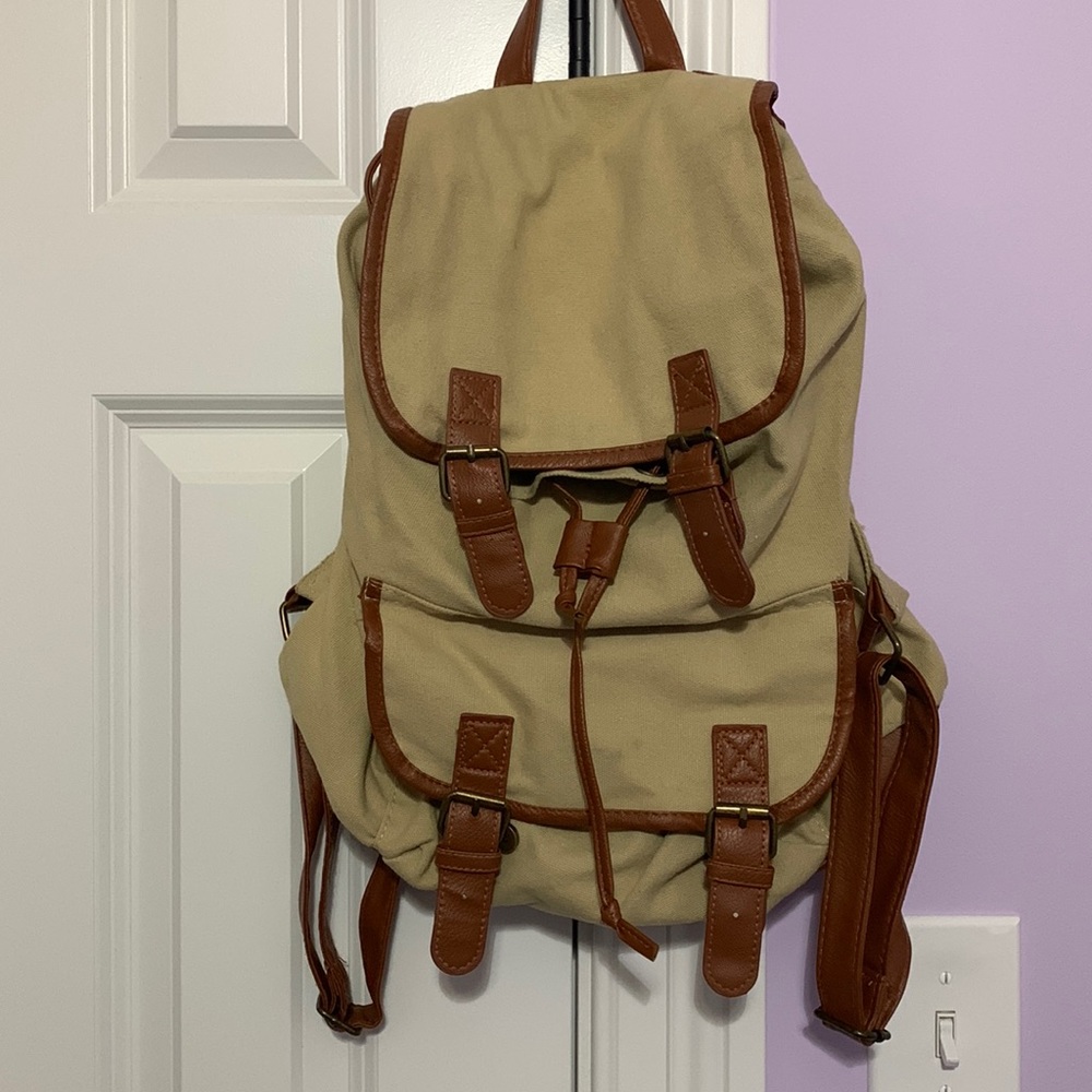 Canvas backpack